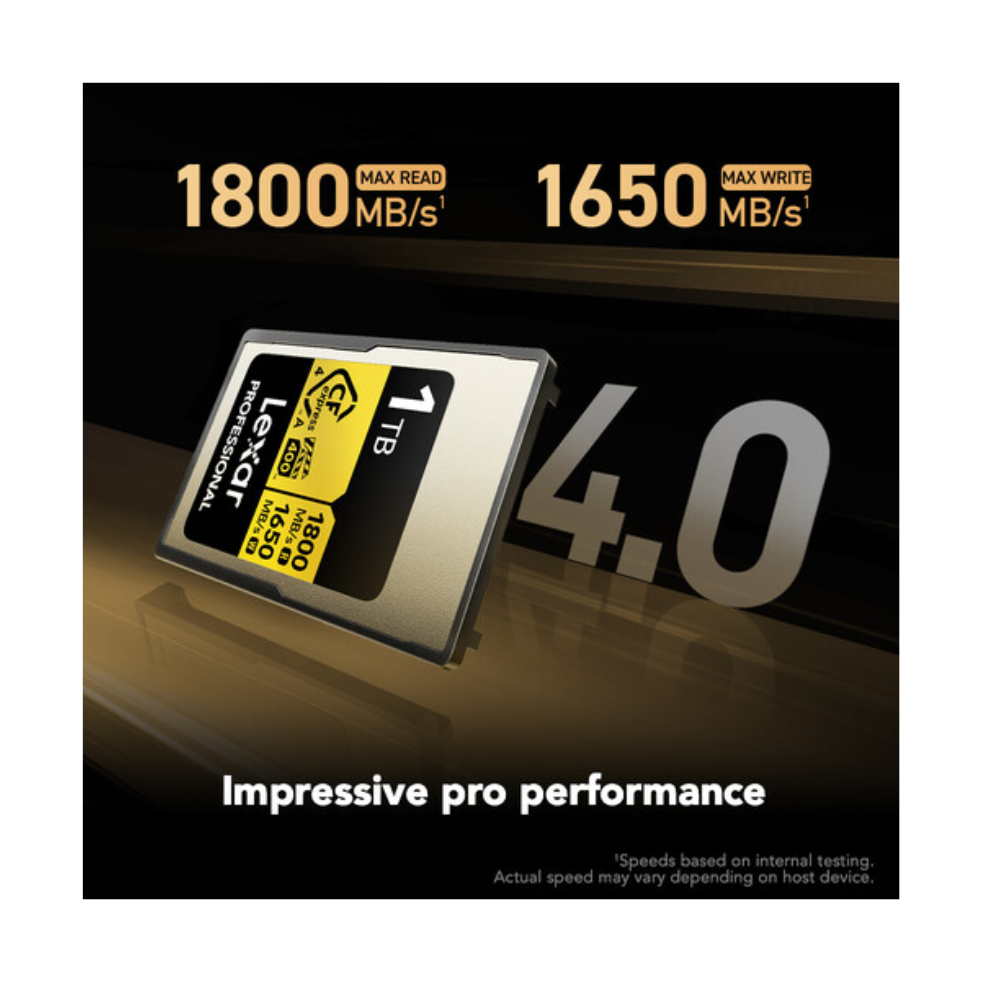 Lexar 1TB Type A Gold Memory Card