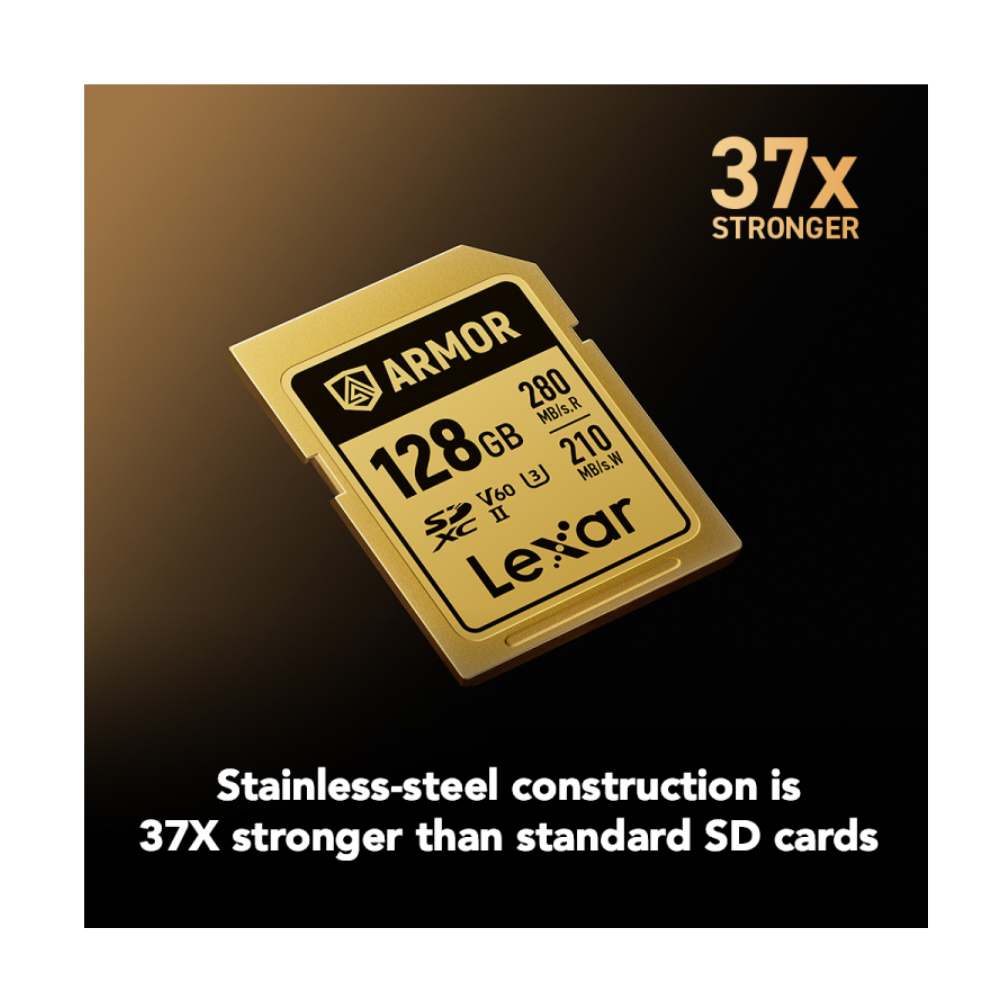 Lexar 128GB ARMOR Gold SDXC Memory Card