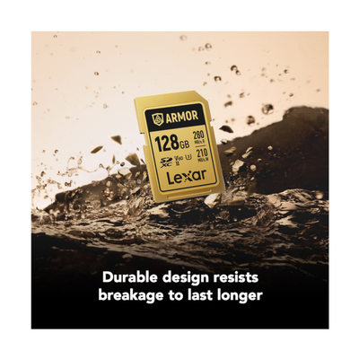Lexar 128GB ARMOR Gold SDXC Memory Card