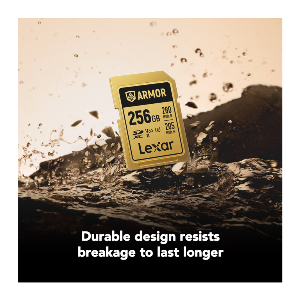 Lexar 256GB ARMOR Gold SDXC Memory Card
