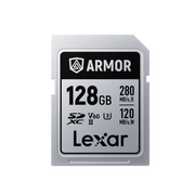 Lexar 128GB ARMOR Silver Pro SDXC Memory Card
