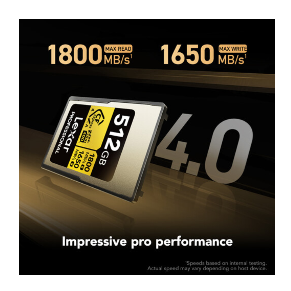 Lexar 512GB Type A Gold Memory Card