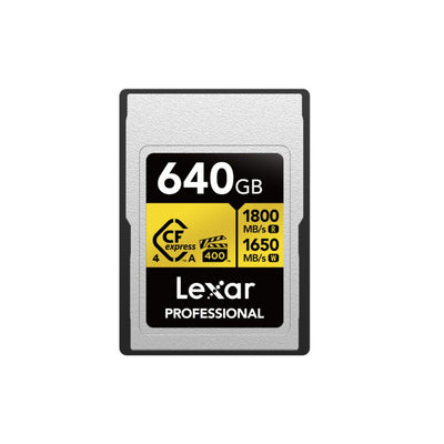 Lexar 640GB Type A Gold CFexpress Memory Card