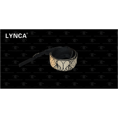 LYNCA JACQUARD LATHER CAMERA STRAP SQUARE LU4
