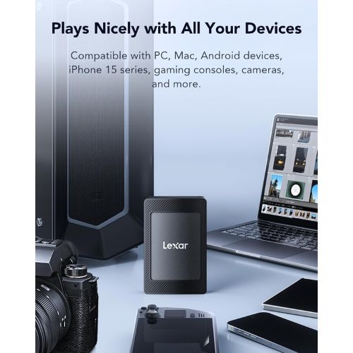 Lexar 2TB External SSD with Magnetic Set USB 3.2 Gen2x2
