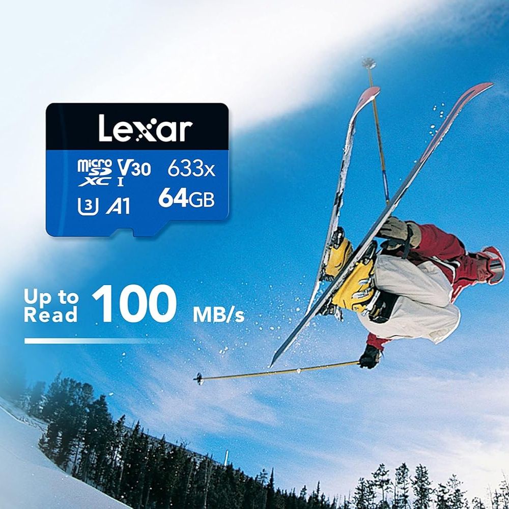 Lexar 64GB High-Performance 633x microSDXC™ UHS-I