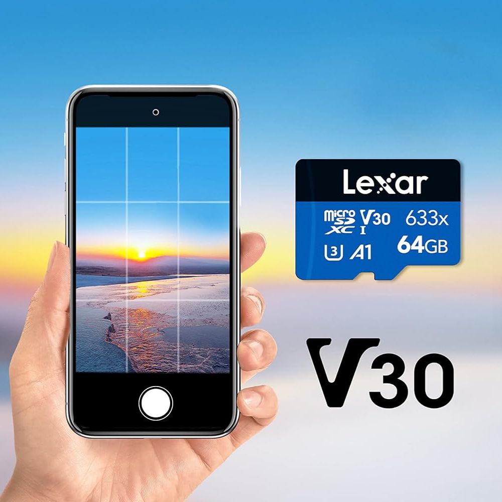 Lexar 64GB High-Performance 633x microSDXC™ UHS-I