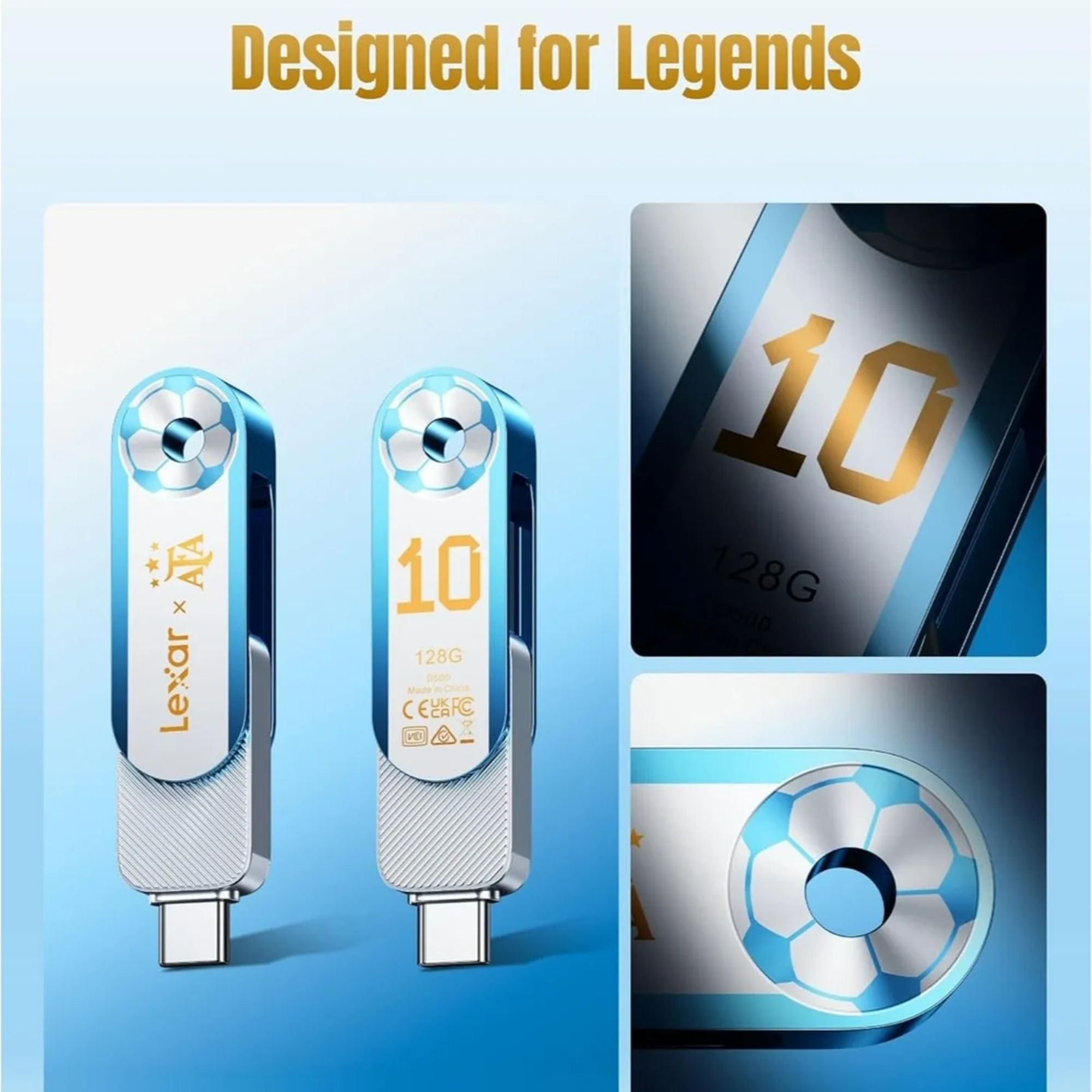 Lexar Flash Drive 128GB 400Mb/s Read - 360Mb/s Write - Afa Edition
