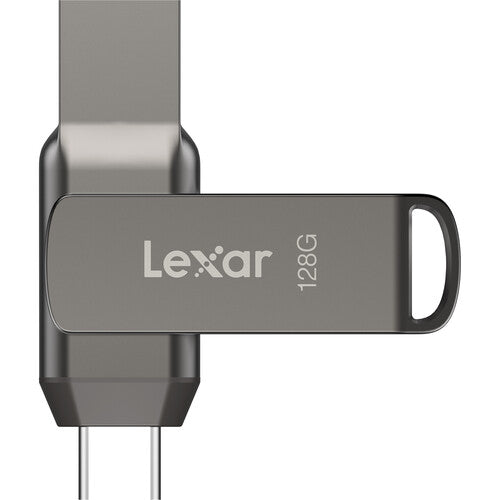 LEXAR Dual Type-C and Type-A 128GB USB 3.2 Fash Drive, Up TO 130MB/S READ
