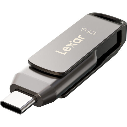 LEXAR Dual Type-C and Type-A 128GB USB 3.2 Fash Drive, Up TO 130MB/S READ