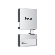 Lexar 2TB Professional Go USB 3.2 Gen 2 Portable SSD with Hub (SL400) - Silver
