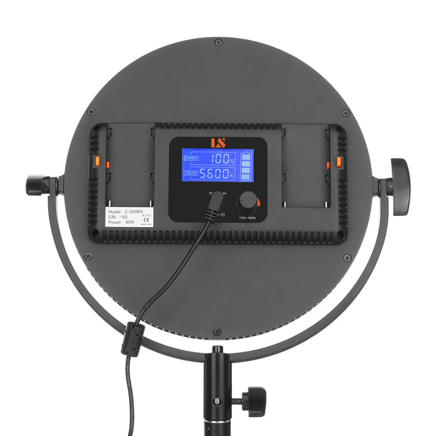 Lishuai LED Soft light C series 200 round 7  Bi-color 3200K-5600K for photo and video