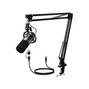 MAONO PD200XS WH XLR/USB Podcast Dynamic Microphone Kit – Black