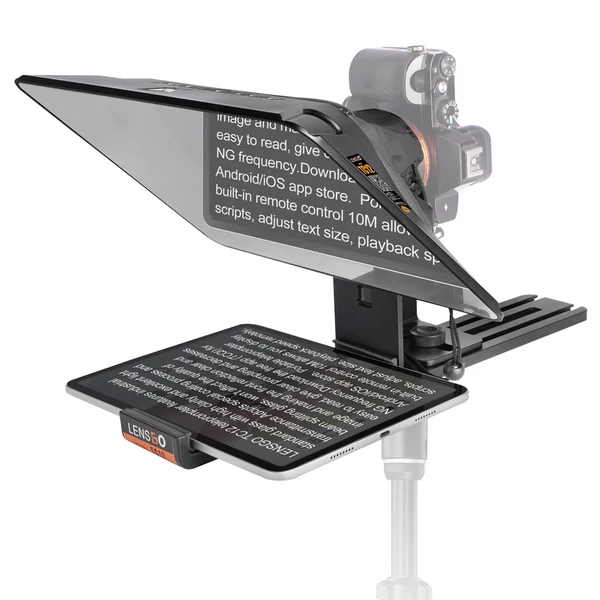 LENSGO TC12 Teleprompter for DSLR Camera and Tablet upto 12.9″