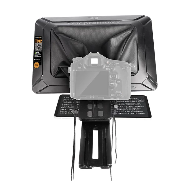 LENSGO TC12 Teleprompter for DSLR Camera and Tablet upto 12.9″