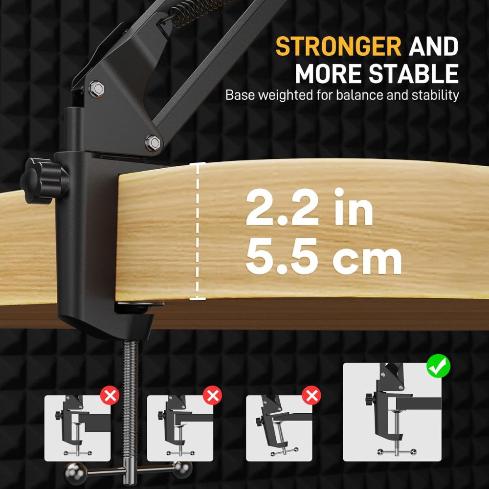 Maono BA20 Microphone Suspension Boom Arm