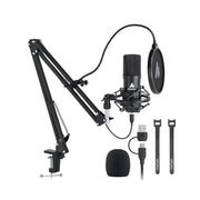 Maono AU-A04 Condenser Microphone Kit (Black)