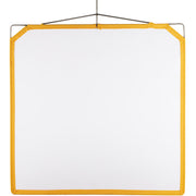 Matthews Solid Frame Scrim White Artificial Silk (48 x 48"")