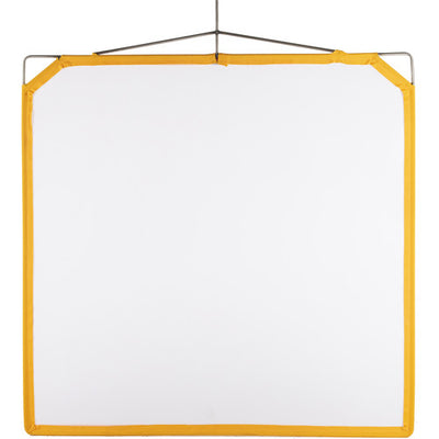 Matthews Solid Frame Scrim White Artificial Silk (48 x 48"")