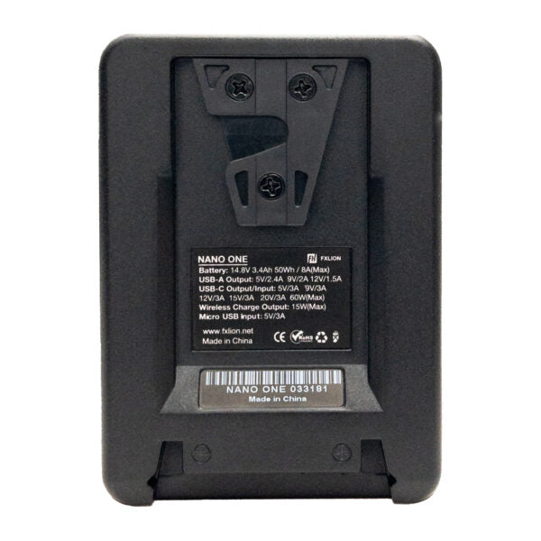 Fxlion NANO ONE 14.8V / 50Wh V-Mount Battery with Wireless Charging