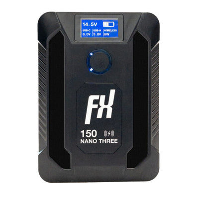 FXLION Wireless NANO THREE 14.8V / 150Wh V-Mount Battery with Wireless Charging