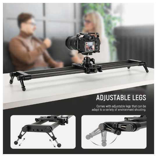 NEEWER CS120cm Carbon Fiber Camera Slider