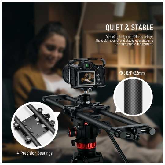 NEEWER CS120cm Carbon Fiber Camera Slider