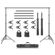 Neewer 2x3m Backdrop Support System With 2 Sand Bags And 8 Clamps