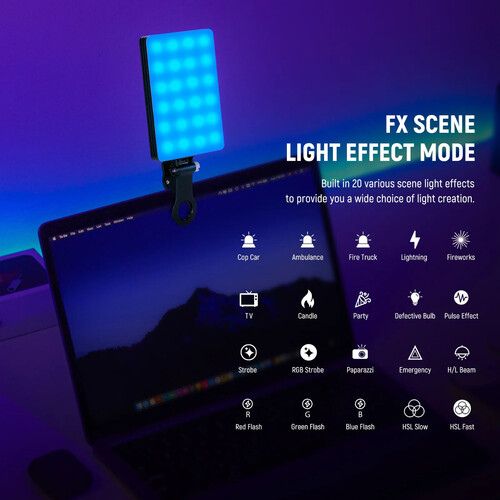 Neewer VL66C RGB LED Light for Phone