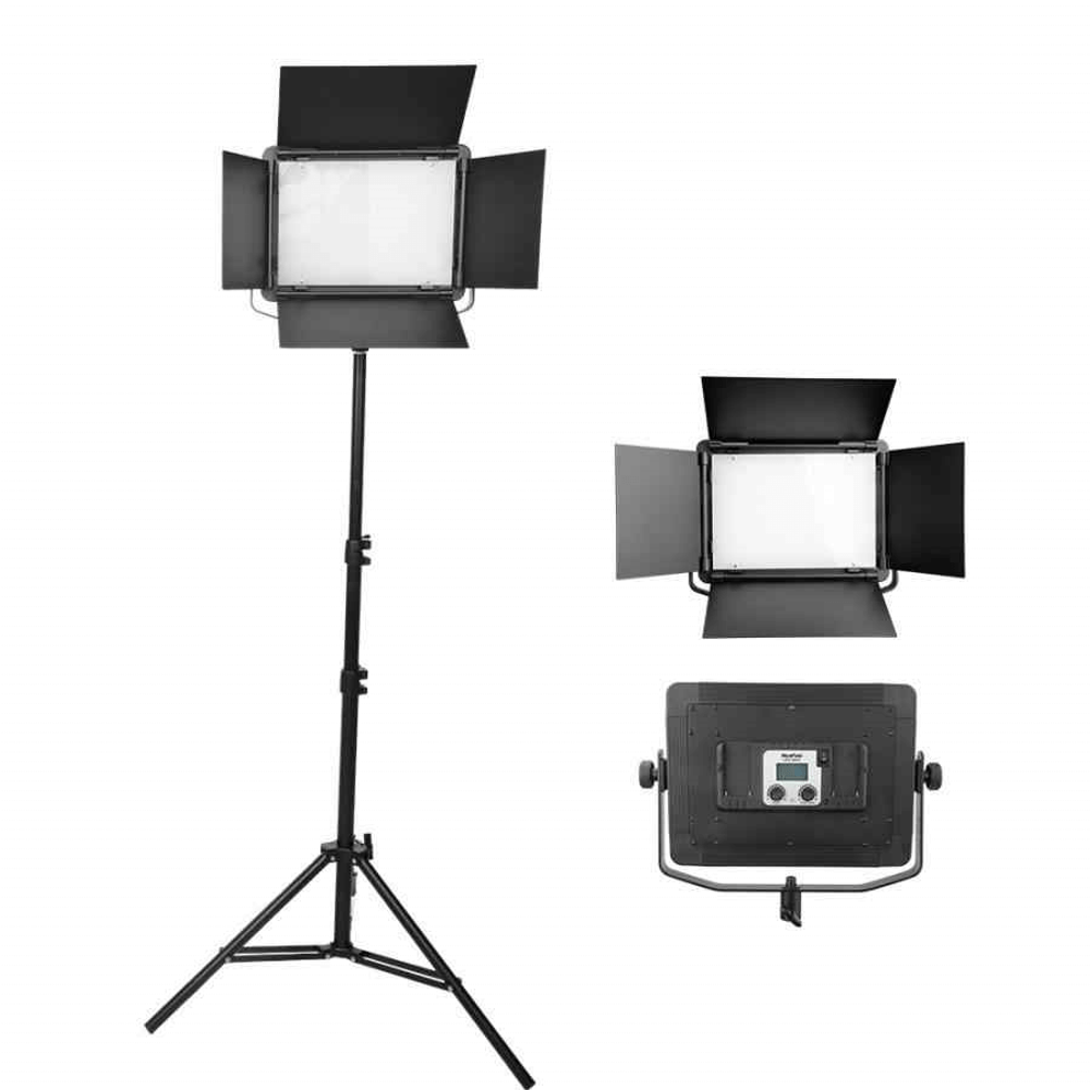 NiceFoto LED Video Light LED-880A 3 Light Kit KT-LED311 CRI 95/ 3200-6500K Dimming CRI95 LED Photography Video Light Panel