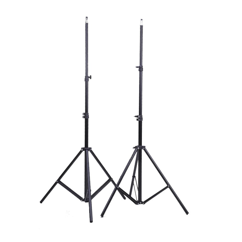 Nicefoto KT-1305 Professional 2 Light Kit LED 180 + 2 pcs 50x70cm Softbox + 2pcs 220ALight Stand Kit LED Lamp Set