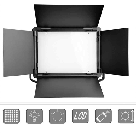NiceFoto LED Video Light LED-880A 3 Light Kit KT-LED311 CRI 95/ 3200-6500K Dimming CRI95 LED Photography Video Light Panel