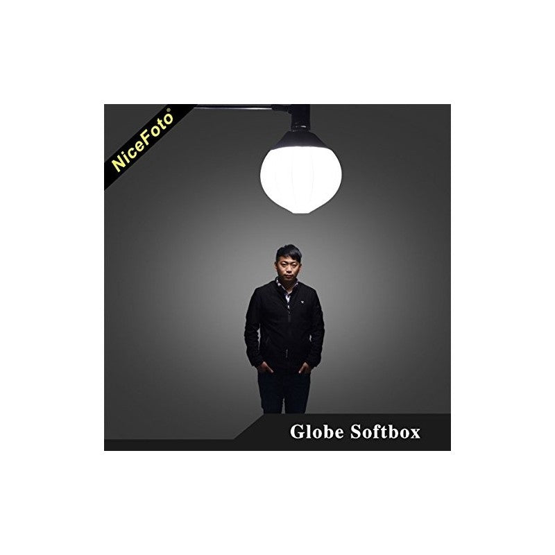 NiceFoto 80 cm Collapsible Sphere Softbox Paper Lantern Ball Shape Globe Diffuser w/Bowens Mount for Studio Flash Strobe