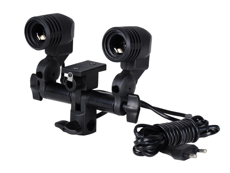 NiceFoto E27 Double Daylight Bulb Holder FLH-02 Color temperature: 5500K