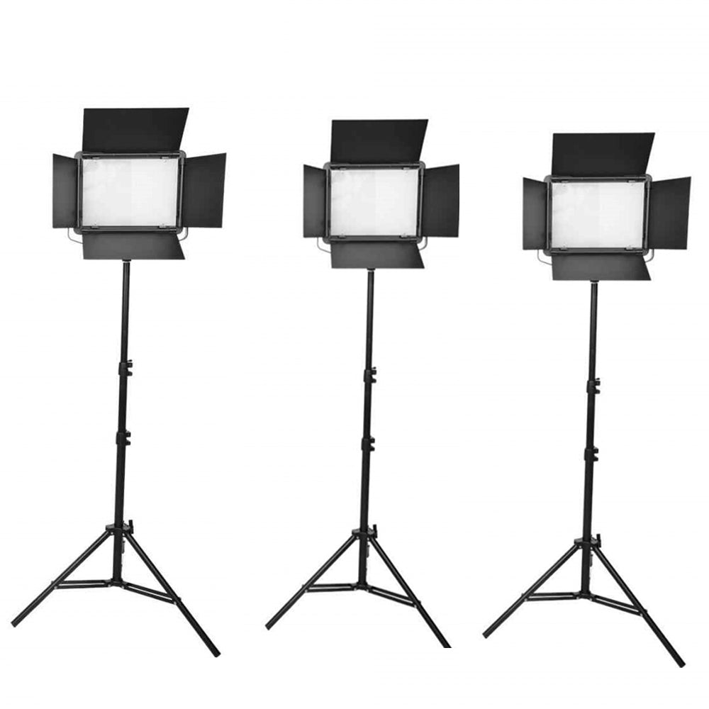 NiceFoto LED Video Light LED-880A 3 Light Kit KT-LED311 CRI 95/ 3200-6500K Dimming CRI95 LED Photography Video Light Panel