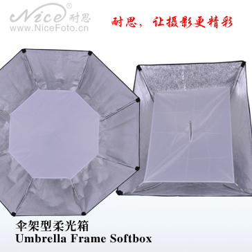 NiceFoto Umbrella Frame Softbox With diffuser USB-K120CM