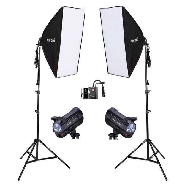 NiceFoto 2 Studio Flash Kit KT-TB433