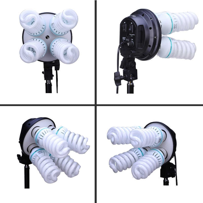 Nicefoto Digital Light Kits  KT-1301 50x70cm Softbox + Light Stand LS-220A + E27 Daylight Bulb 36W for Studio Photography