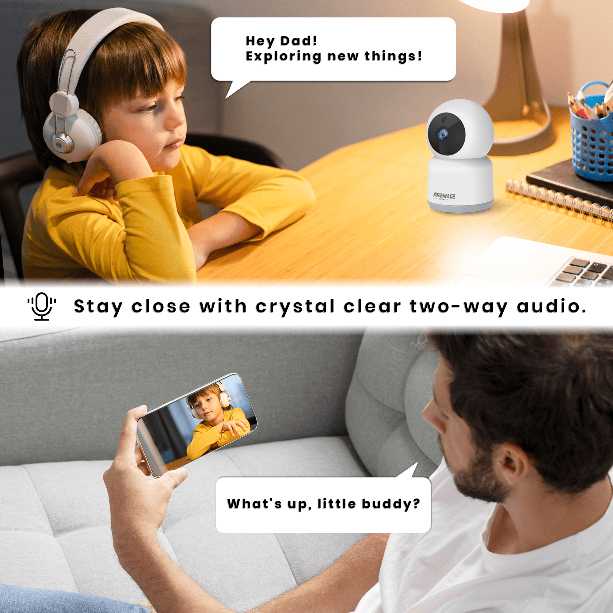 Promage Connect Indoor PTZ 3MP WIFI Camera PC-I232-WL