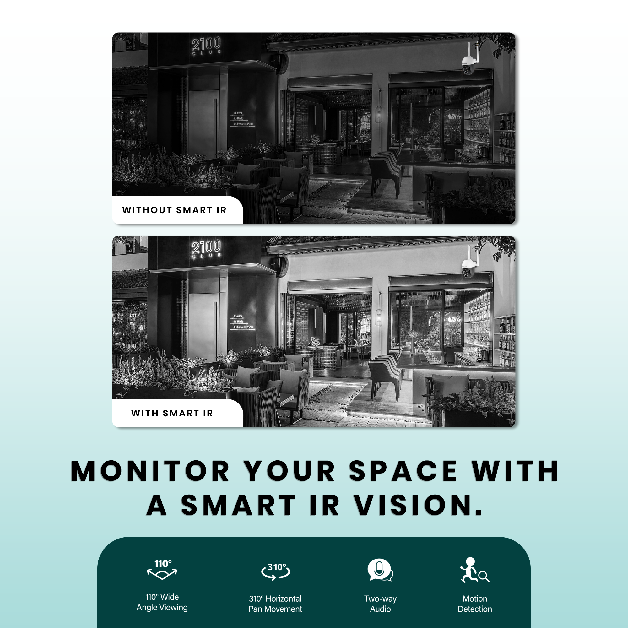 Promage Connect Outdoor PTZ WIFI CAMERA PC-O431-WL
