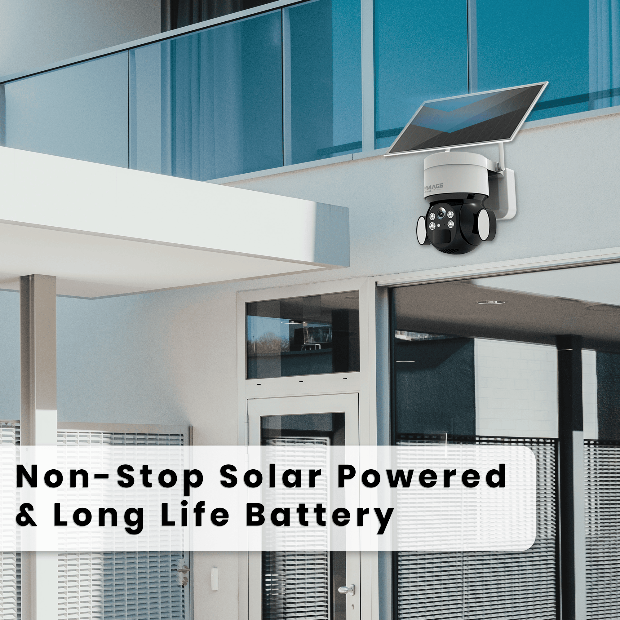Promage Connect Solar Powered PTZ Camera PC-S322-4G