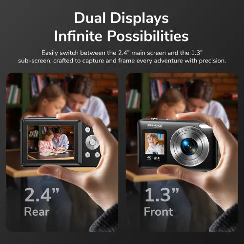 PROMAGE 4K Dual Screen Digital Camera PC110