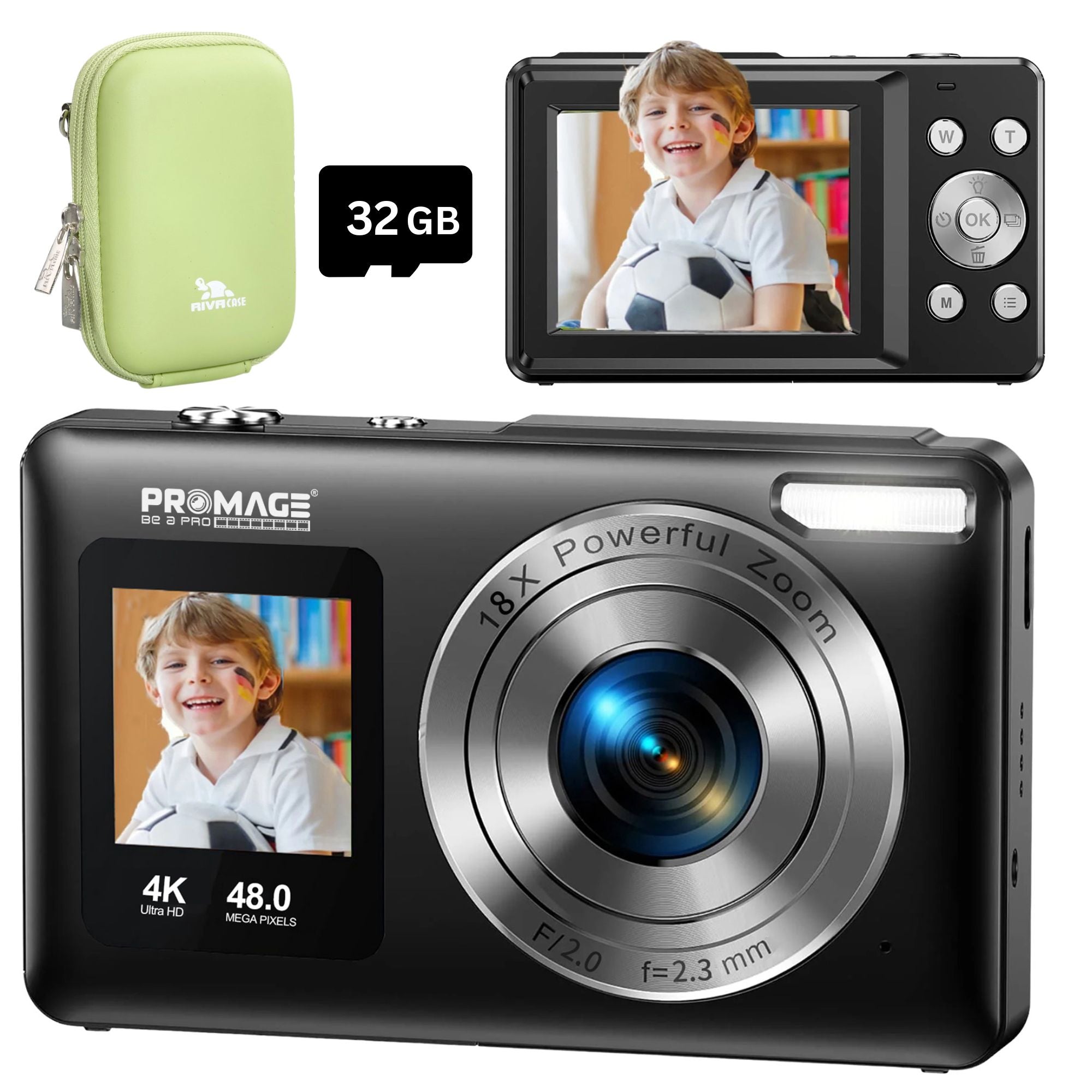 PROMAGE 4K Dual Screen Digital Camera PC110