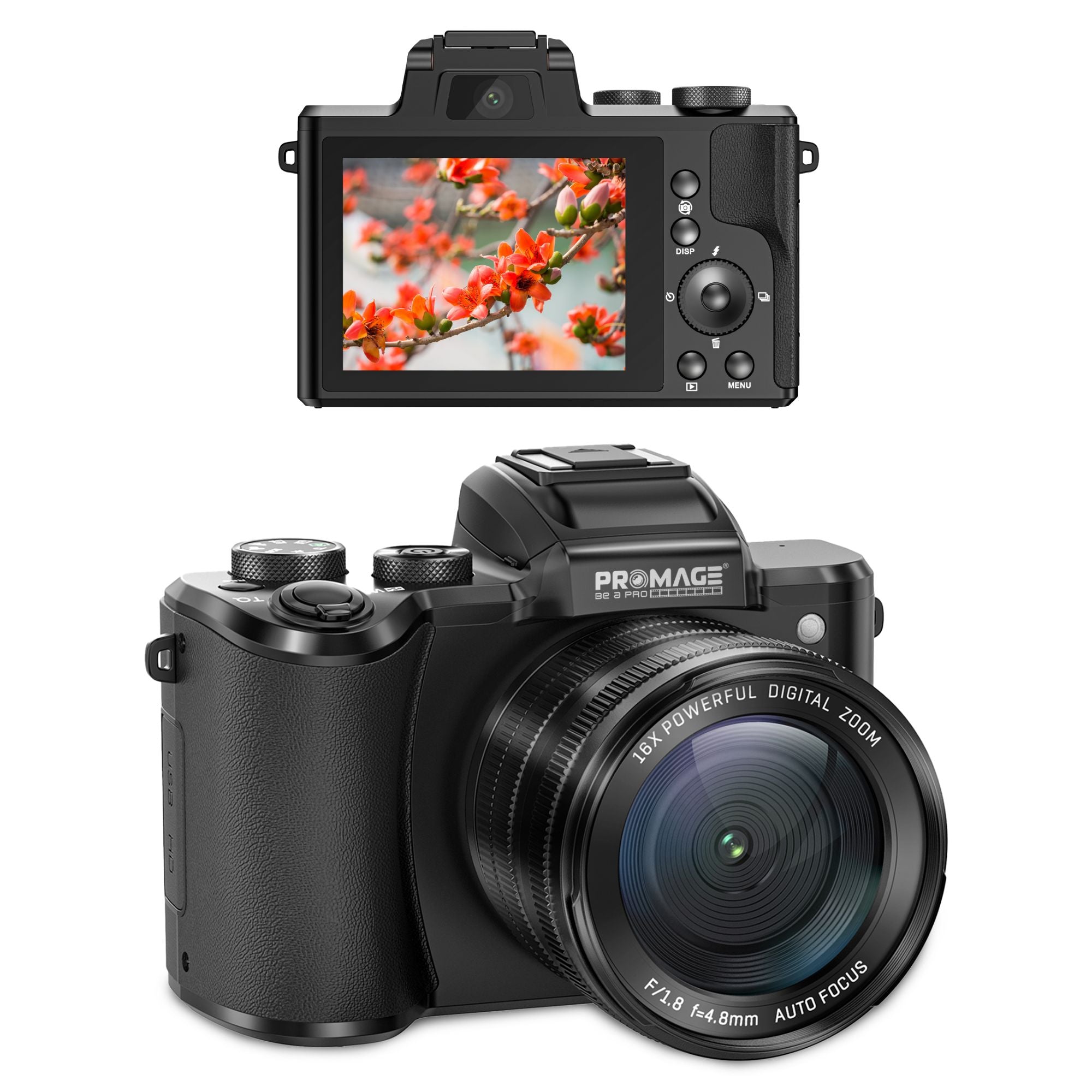 Promage PC290 8K Dual Screen Digital Camera