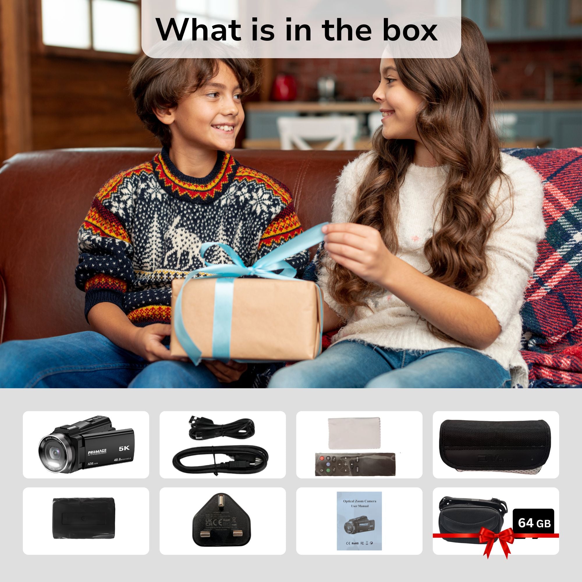 PROMAGE 48MP 5K Handycam (PC500)