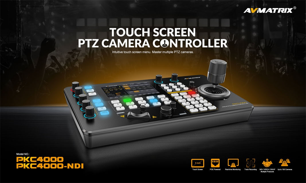 AVMATRIX PKC4000 IP &amp; Serial PTZ Camera Controller
