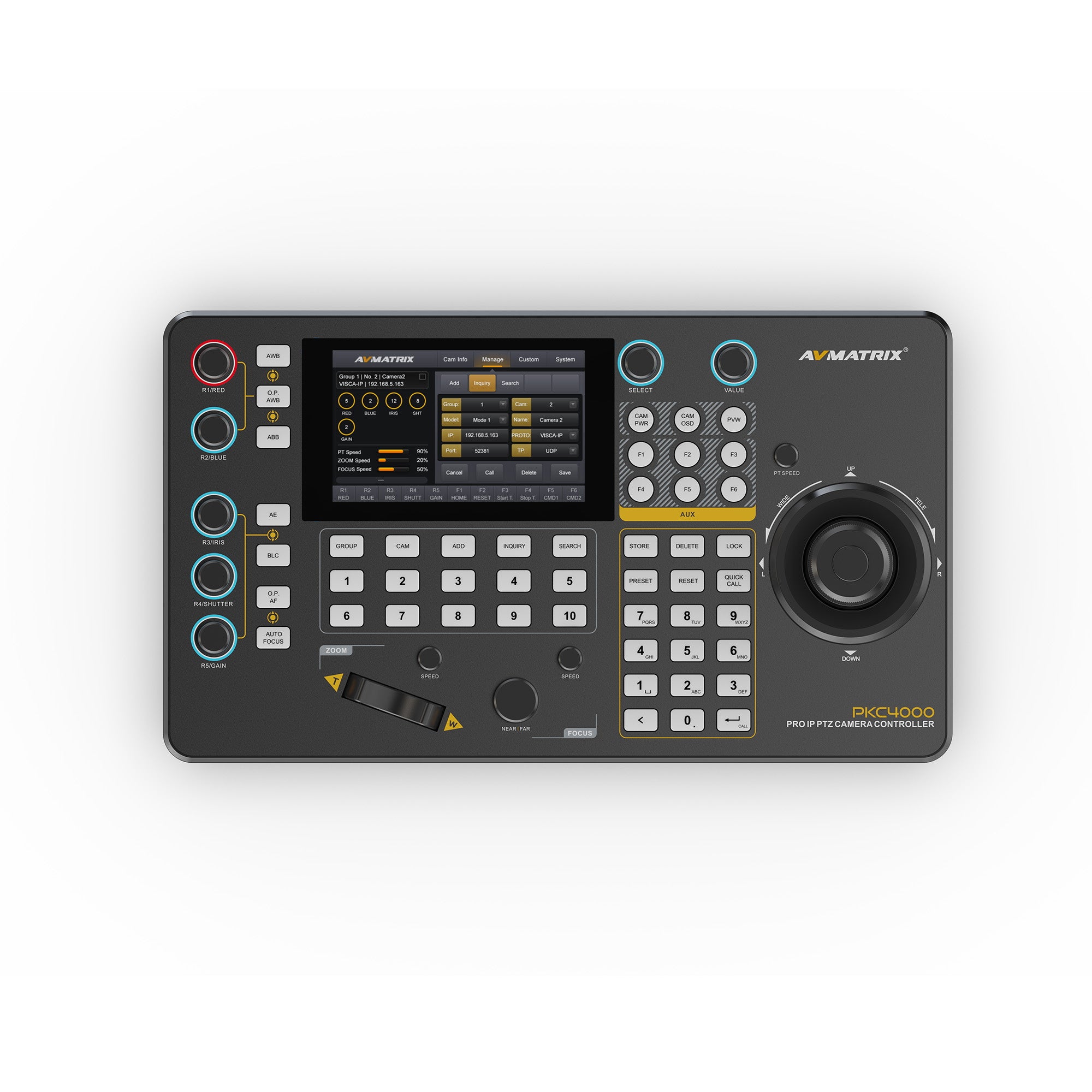 AVMATRIX PKC4000 IP &amp; Serial PTZ Camera Controller