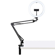 PULUZ 10.2 INCH 26CM RING CURVED LIGHT + DESKTOP ARM STAND PKT3090B