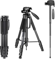Promage PMT-510 Portable 70 inch/177 centimeters Aluminium Alloy Camera Tripod + Monopod with 3-Way Swivel Pan Head and Bag