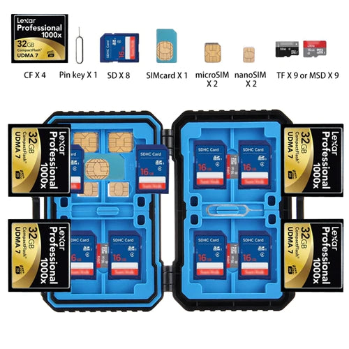 PROMAGE 27 IN 1 MEMORY CARD CASE FOR DIFFERENT TYPE OF CARDS